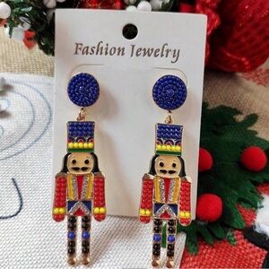 Nutcracker Christmas Earrings